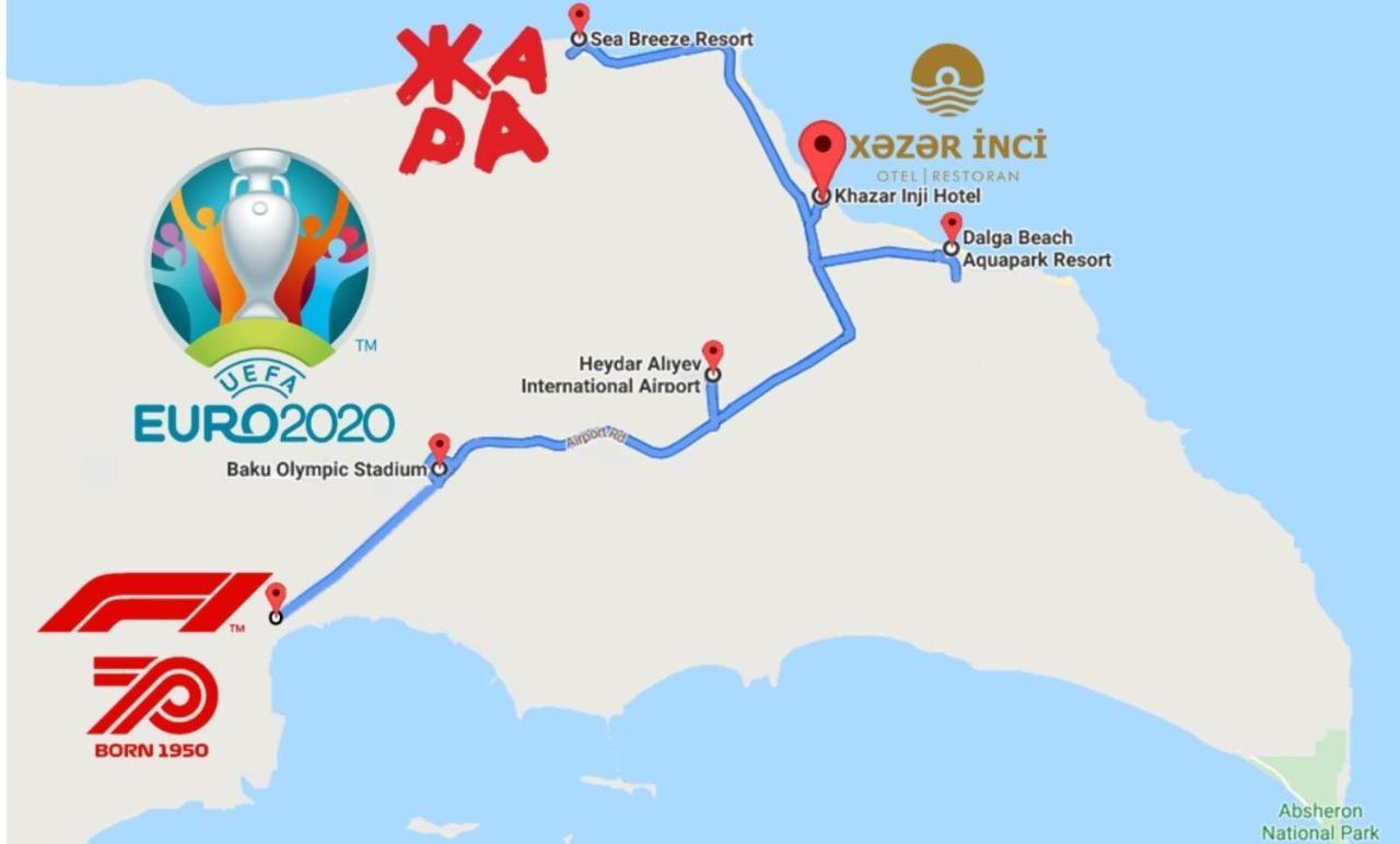 Hotel Khazar Inji Buzovna Esterno foto